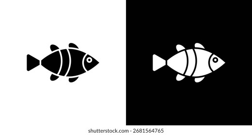 Icono de pescado para Plantillas, Diseño web e infografías