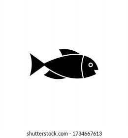 Icono de pez ilustración vectorial