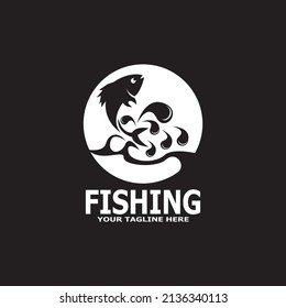 Fischsymbol und Vektorgrafik