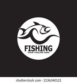Fish icon and symbol vector illustration