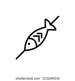 fish icon template you can use for your needs