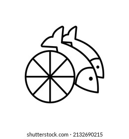 Vorlage für das Fischsymbol, die Sie für Ihre Anforderungen verwenden können