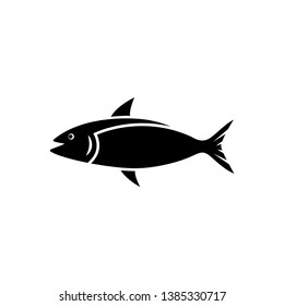 fish icon in trendy flat style