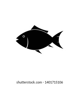 fish icon in trendy flat style illustrator - Vector