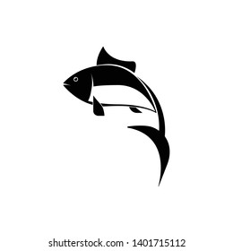 fish icon in trendy flat style illustrator - Vector
