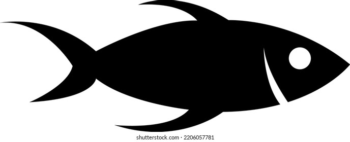 Fish Icon. Types Of Perception Vector Illustration, Flat Design..eps
