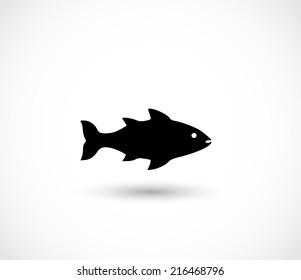 Fish icon vector