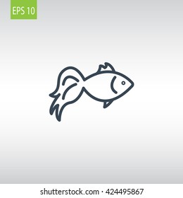 Fish icon Vector