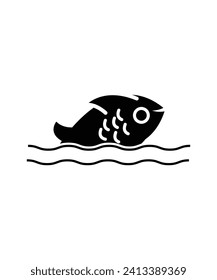 fish icon, vector best flat icon.