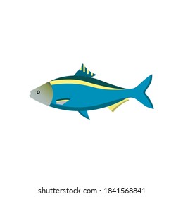 diseño de ilustración de iconos de peces
