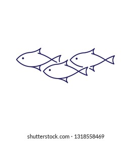 Fish icon vector design