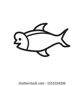 Fish icon vector design illustration
