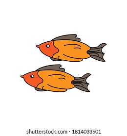 Fisch-Symbol, Vektorgrafik