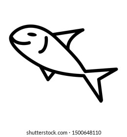 Fish icon vector design template