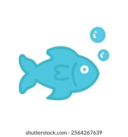 fish icon vector design template elegant style art