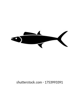 fish icon vector. fish icon glyph style design