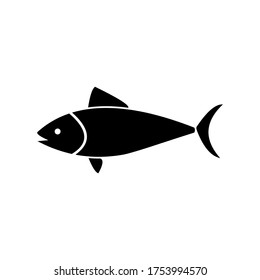 fish icon vector. fish icon glyph style design