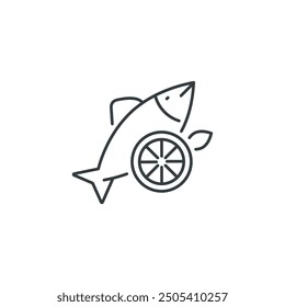 Fish icon, Fish vector illustration
