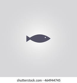  fish icon. vector illustration
