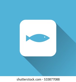  fish icon. vector illustration
