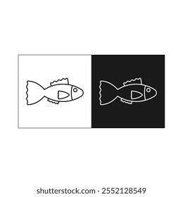 Fish icon vector illustration design. Eps 10. 
