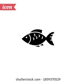 fish icon. Vector illustration EPS 10.