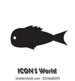 Fish icon. Vector illustration eps10.