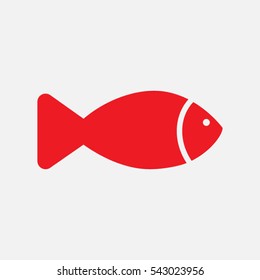 fish icon vector illustration eps10
