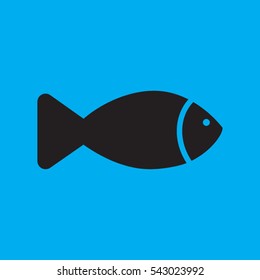 fish icon vector illustration eps10