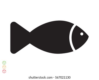 fish icon vector illustration eps10