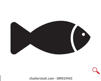 fish icon vector illustration eps10