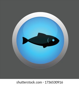 icono de pescado. vector de peces. ilustrador de peces. peces marinos y negros