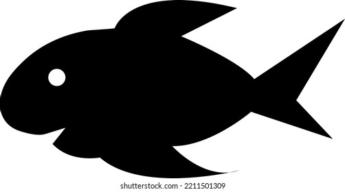 Fish Icon Vector On White Background..eps
