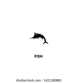 fish icon vector. fish sign on white background. fish icon for web and app