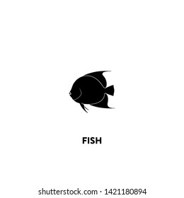 fish icon vector. fish sign on white background. fish icon for web and app