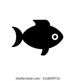 Fish icon vector icon. Simple element illustration. Fish symbol design. Can be used for web and mobile.