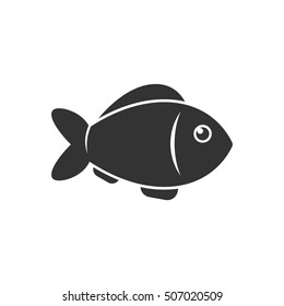 Fish icon vector simple illustration.