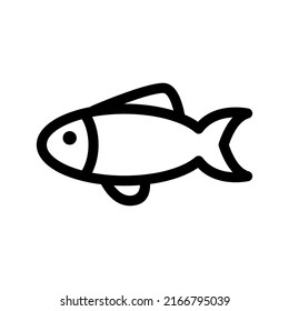 Fish Icon Vector Symbol Design Illustration