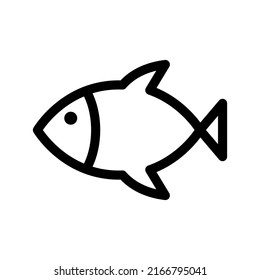 Fish Icon Vector Symbol Design Illustration