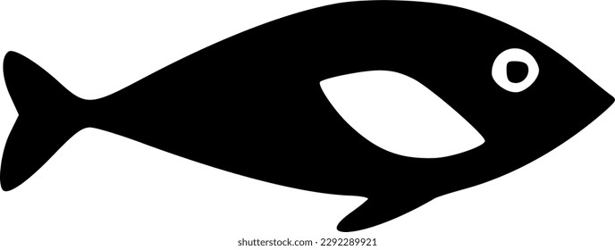 Fish icon vector symbol design illustration