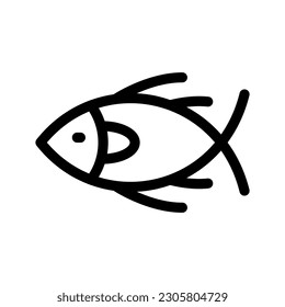 Fish Icon Vector Symbol Design Illustration