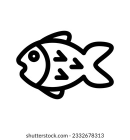 Fish Icon Vector Symbol Design Illustration