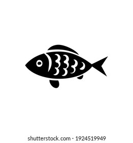 Fish icon vector symbol illustration