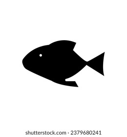 Fish icon vector trendy design template