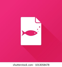 fish icon. water animal