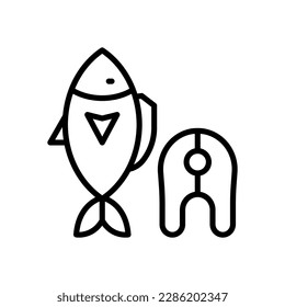 fish icon for your website design, logo, app, UI.