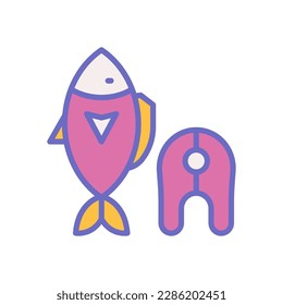fish icon for your website design, logo, app, UI.