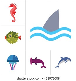 Fish Icons Set