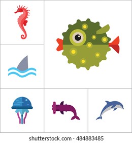 Fish Icons Set