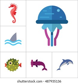 Fish Icons Set